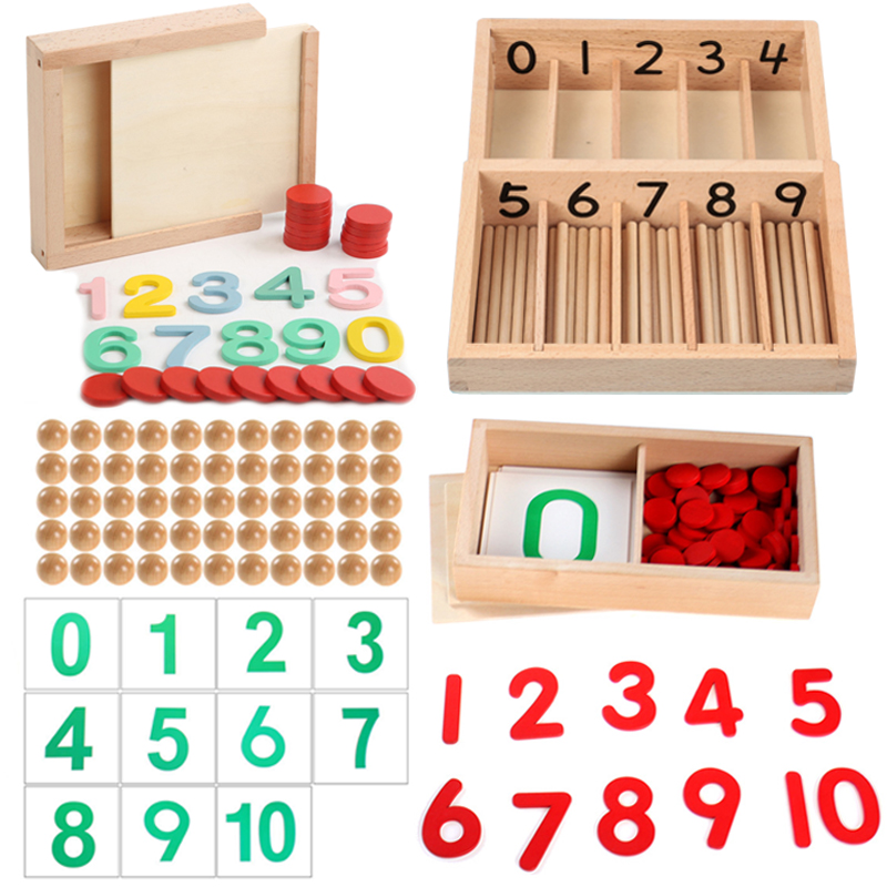 Kids Education Number - Счетная коробка, математические игрушки Монтессори для