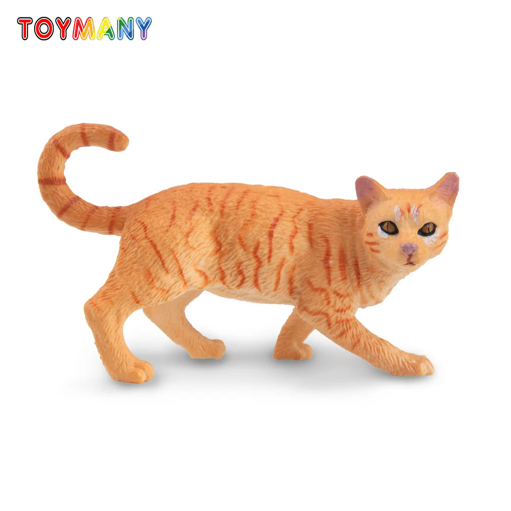 Kids First Education - Toymany Моделирование Striding Orange Tabby Cat